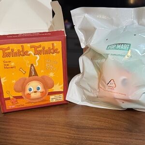 Pop Mart Twinkle Twinkle Savor the Moment-Earphone Case - Sea Salt Bear